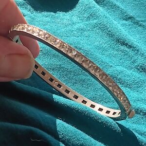 Vintage Sterling And White Sapphire Bracelet